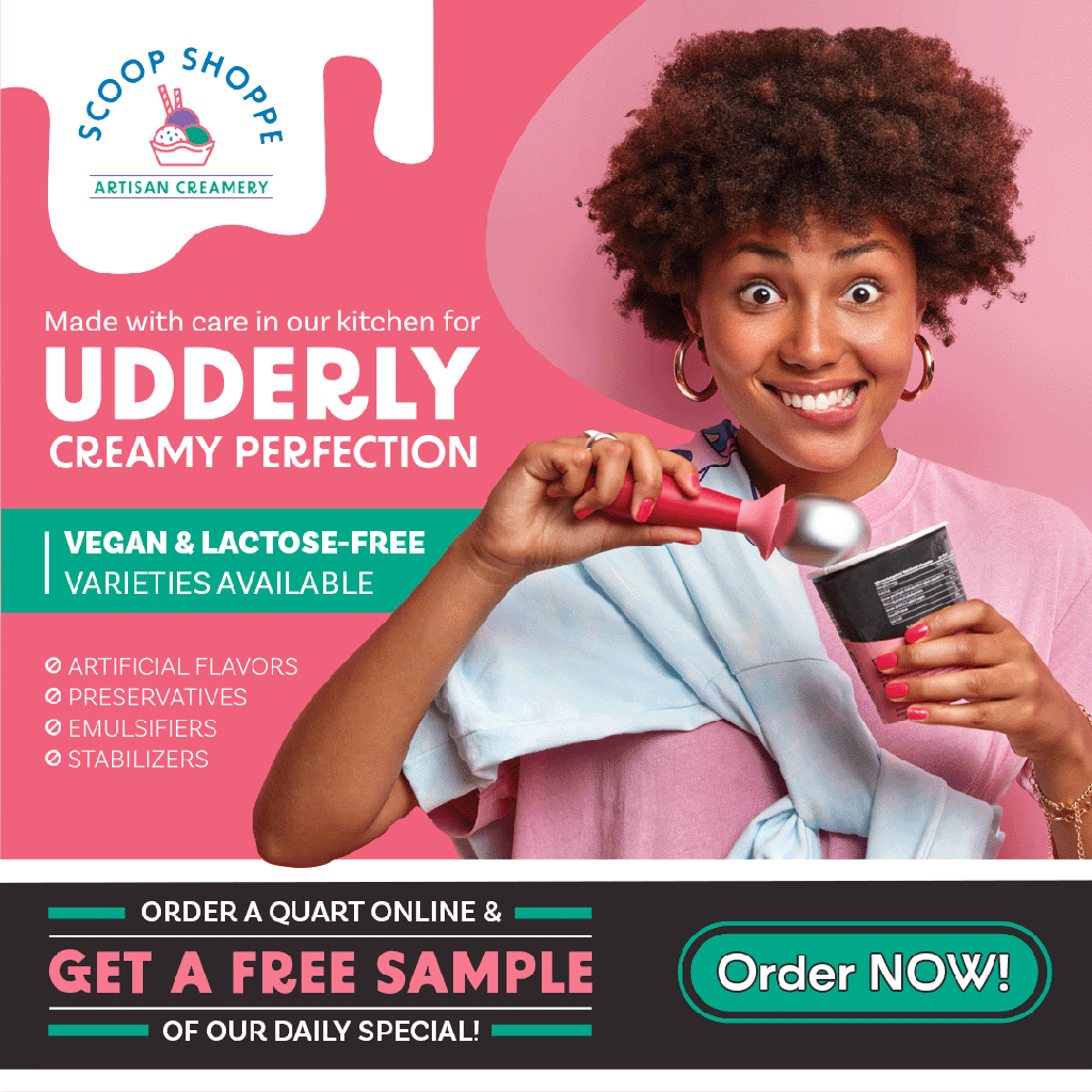 Animated GIF ad for Scoop Shoppe